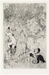 MARC CHAGALL Group of 6 etchings.